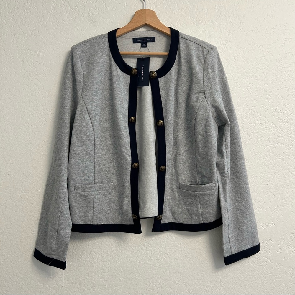NWT‎ Tommy Hilfiger Gray Sports Coat, Size L